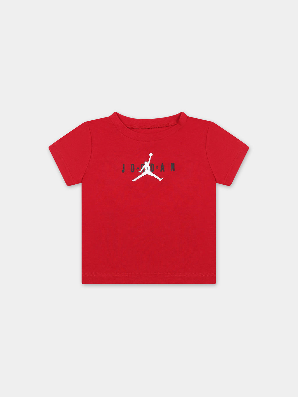 Red t-shirt for baby boy with iconic Jumpman